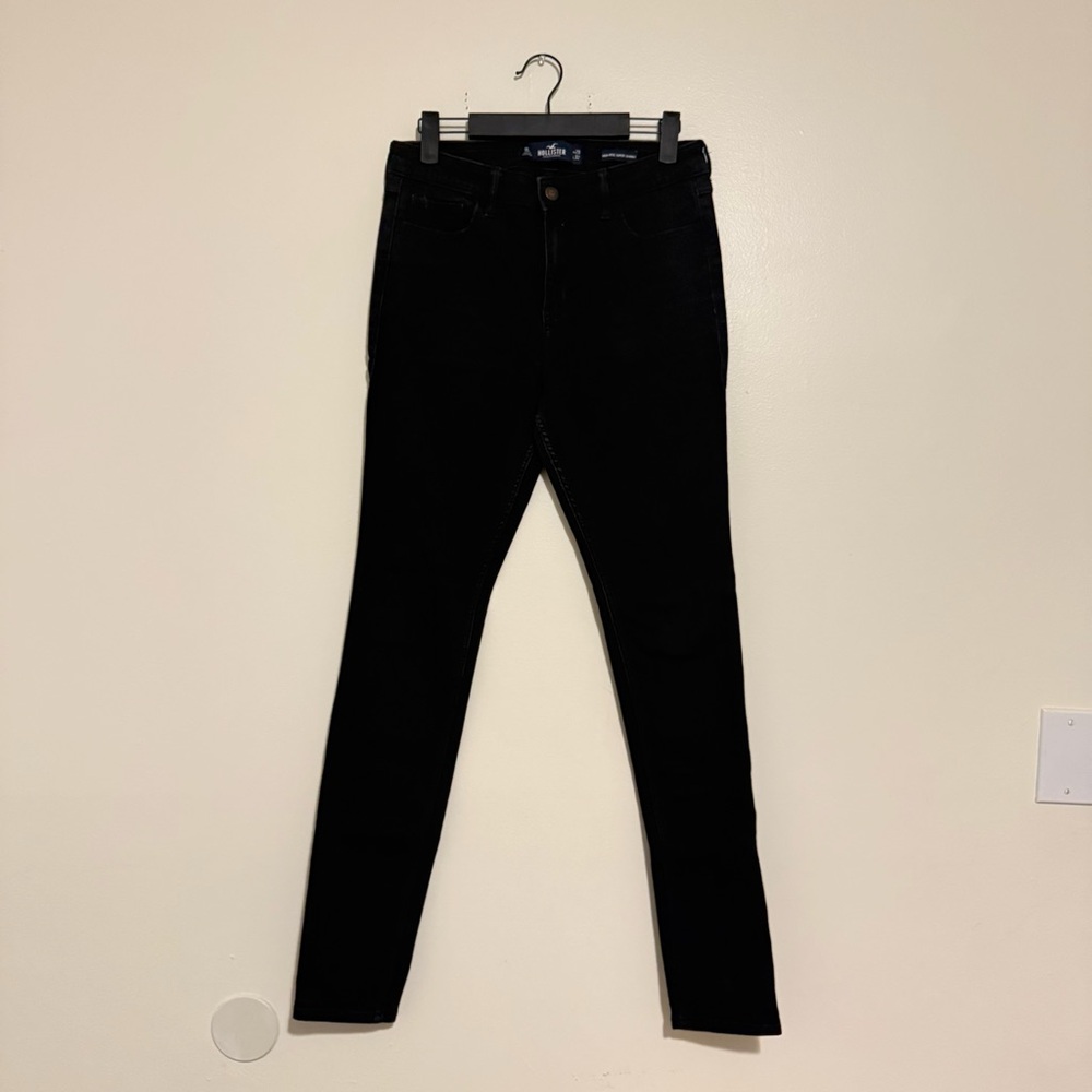 Hollister | Women's Jet Black High Waisted Skinny Jeans